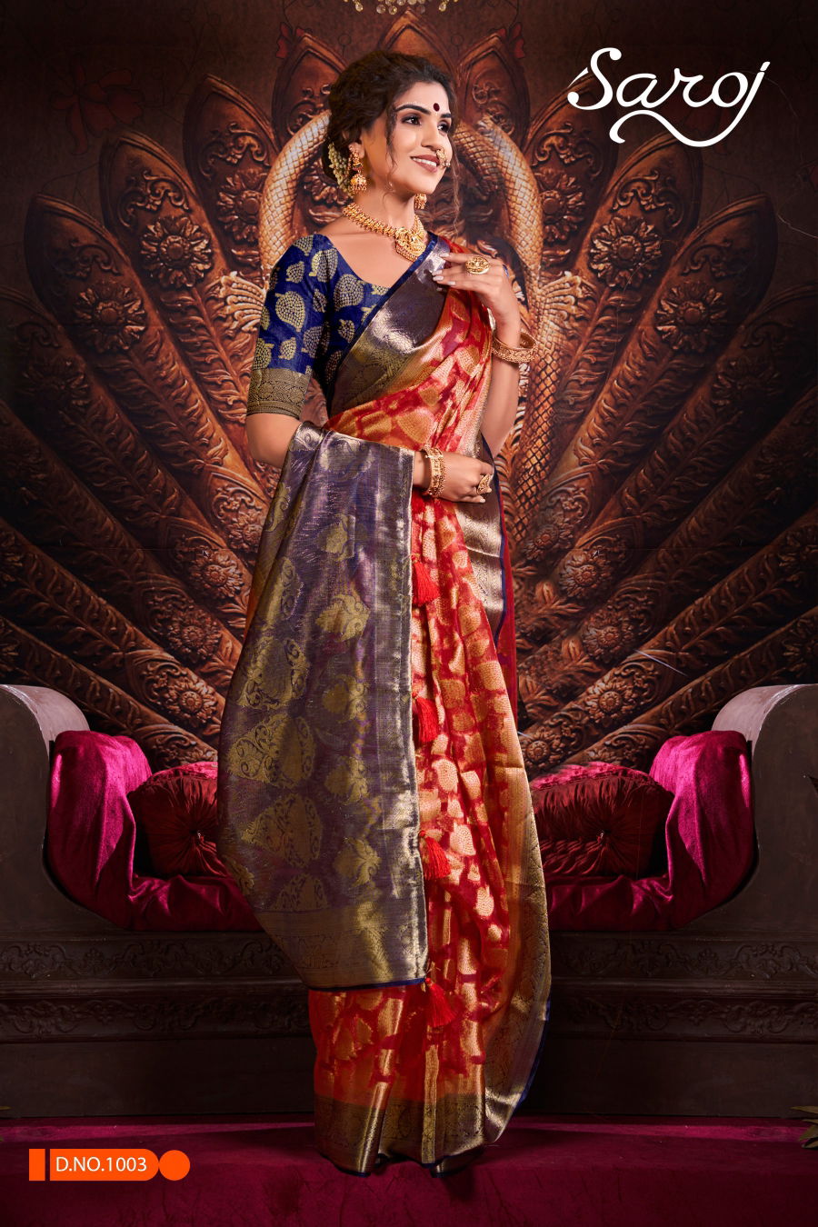 Saroj Prasadam Vol 1 Organza Designer Saree Catalog